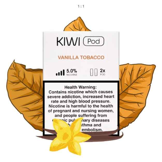 بودات كيوي معبئة عدة نكهات 50 نيكوتين KIWI Prefilled Pod