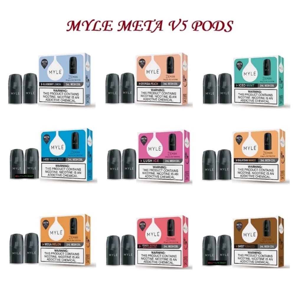 بودات مايلي ميتا بود 20 نيكوتين الاصدار الخامس MYLE V5 META