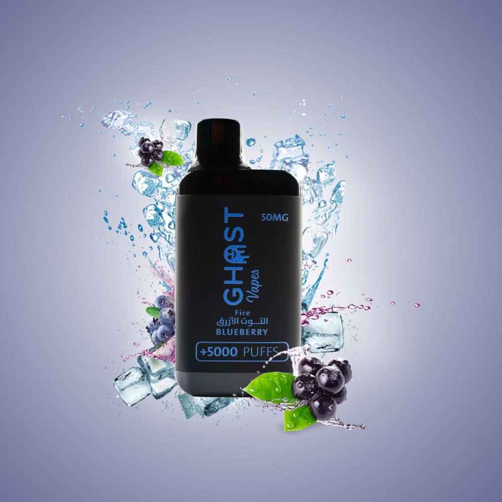 ghost vape سحبة سيجارة قوست فيب 5000 شفطة 50 نيكوتين عدة