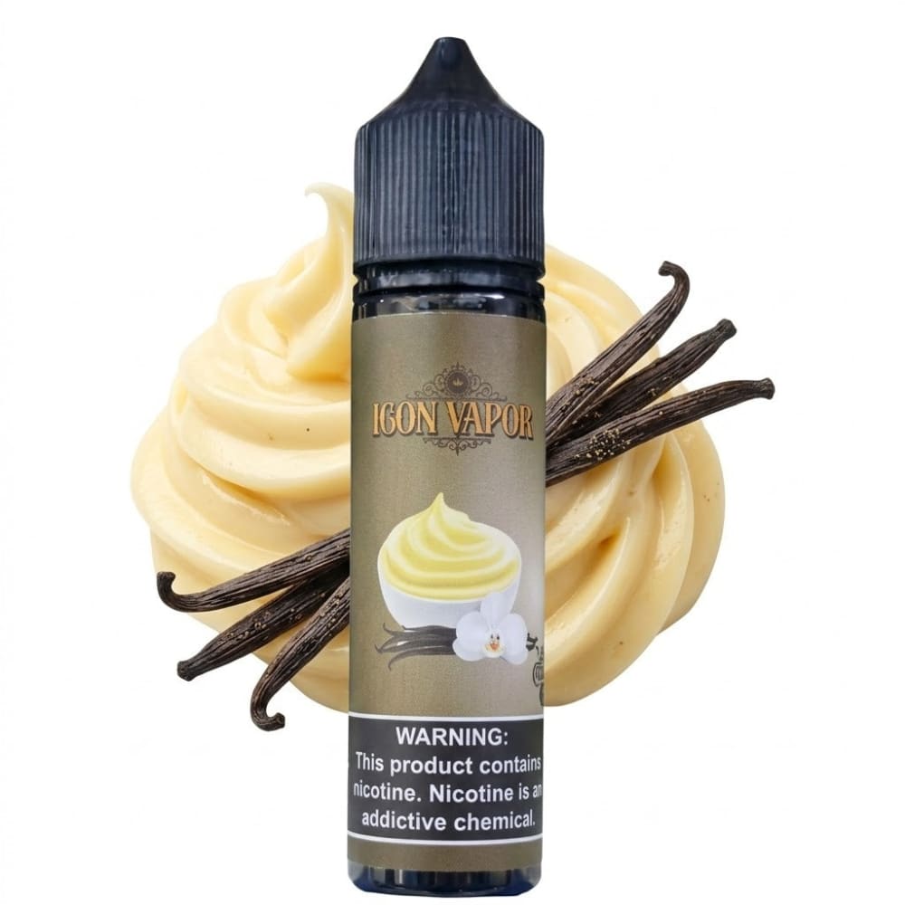 ICON VAPER نكهة فيب فانيلا كاسترد من ايكون - نيكوتين 3