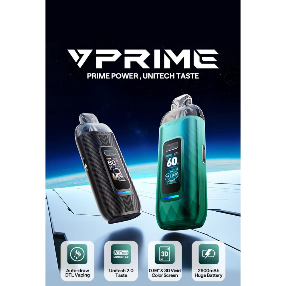 جهاز سحبة وشيشة سيجارة في برايم من اوكسفا VPRIME OXVA