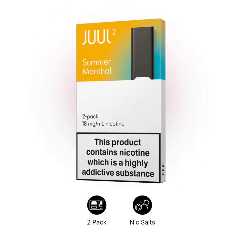 JUUL 2 summer menthol بودات سحبة جول الاصدار الثاني نكهة
