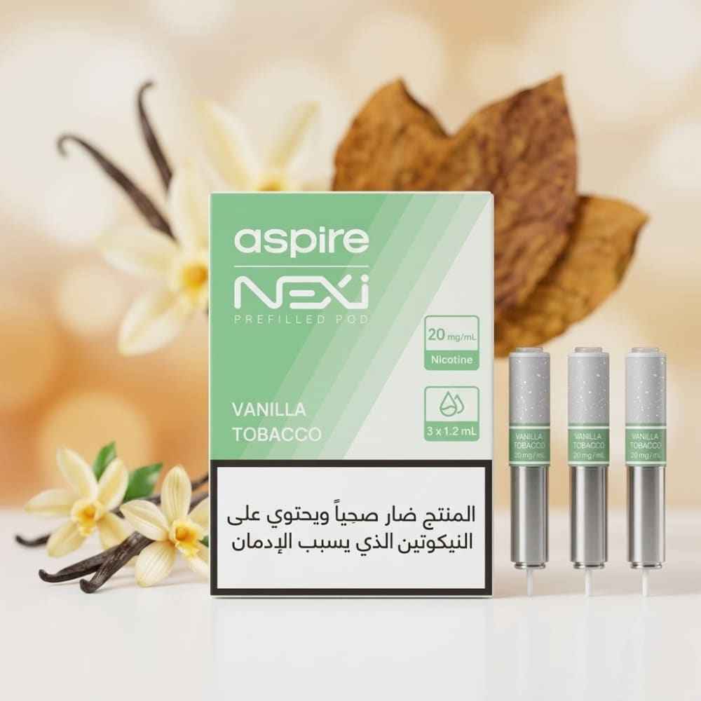 علبة واحدة بودات اسباير نيكسي ون 20 نيكوتين Aspire Nexi One