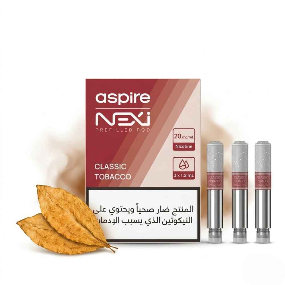 علبة واحدة بودات اسباير نيكسي ون 20 نيكوتين Aspire Nexi One