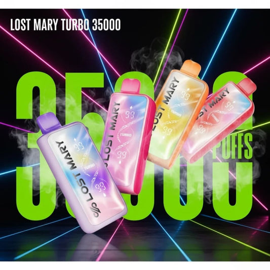 LOST MARY TURBO سحبة سيجارة لوست ماري تيربو 35000 شفطة 50