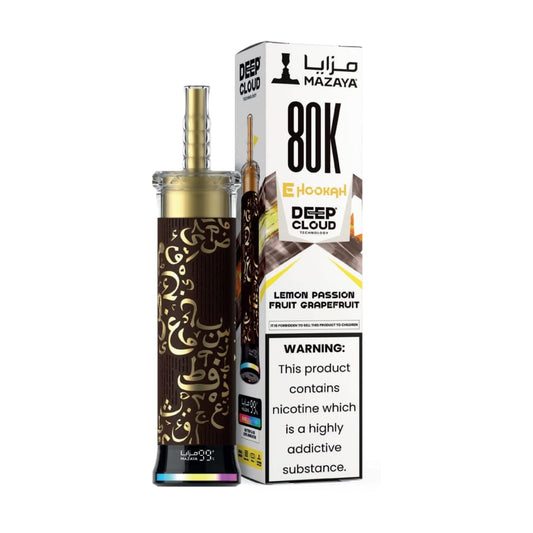 MAZAYA DEEP CLOUD جهاز فيب شيشة مزايا 80000 شفطة 6 نيكوتين