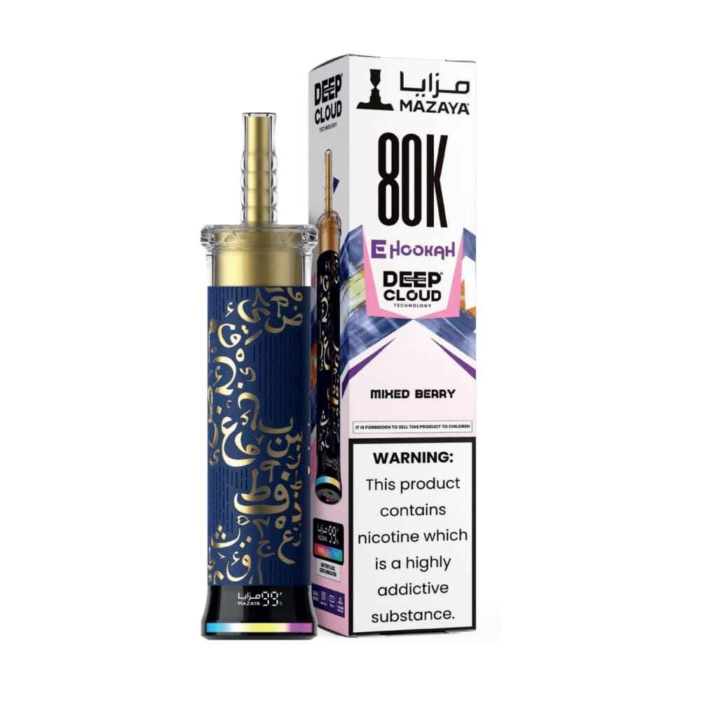 MAZAYA DEEP CLOUD جهاز فيب شيشة مزايا 80000 شفطة 6 نيكوتين