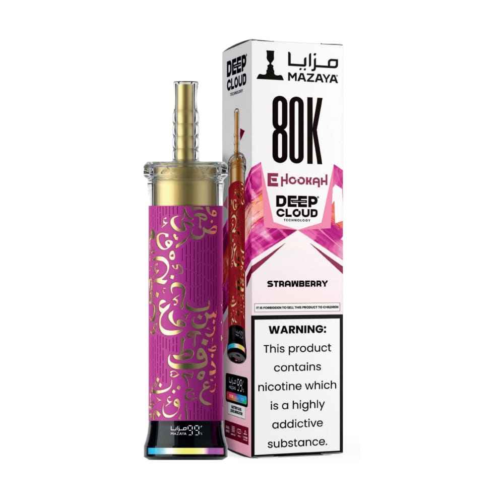 MAZAYA DEEP CLOUD جهاز فيب شيشة مزايا 80000 شفطة 6 نيكوتين