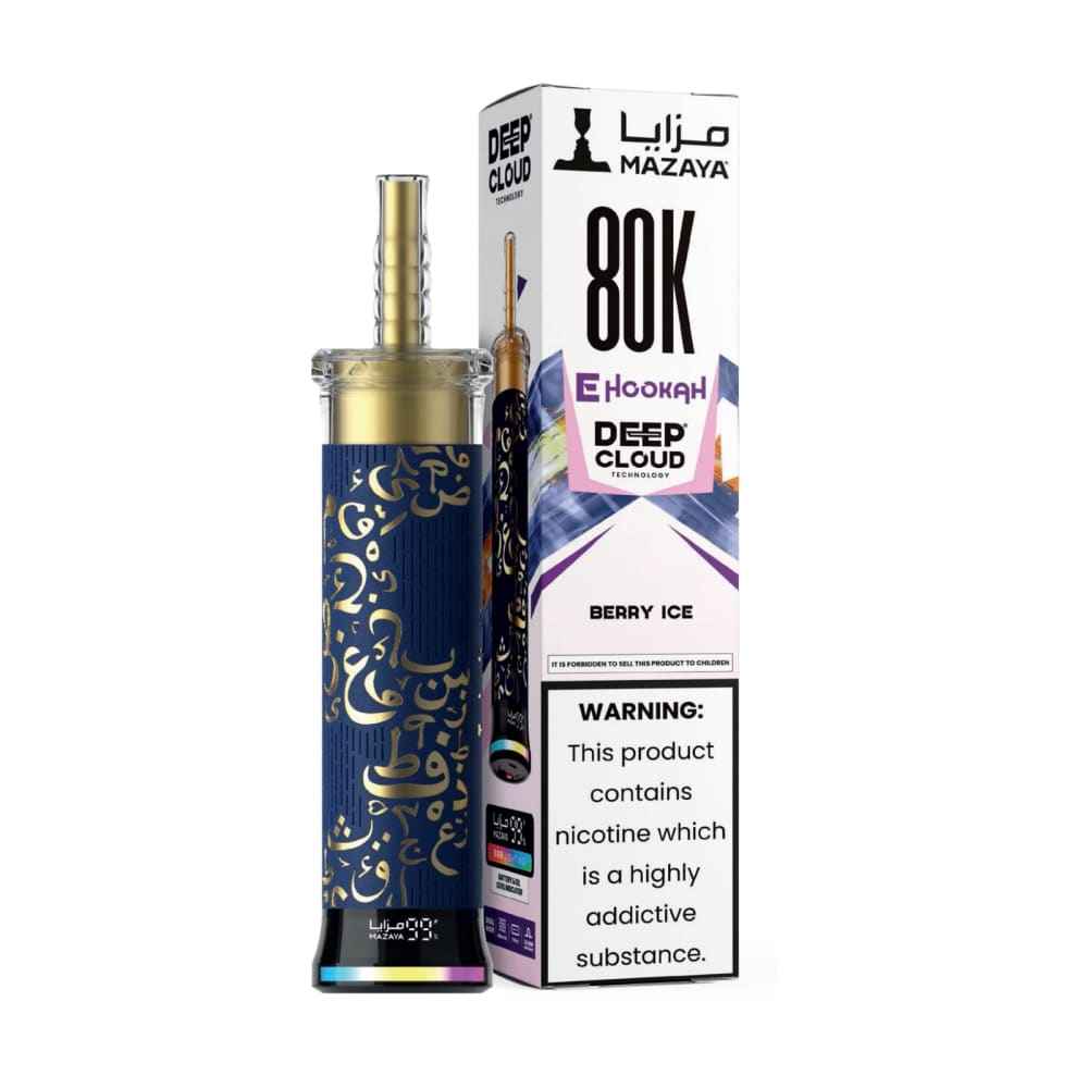 MAZAYA DEEP CLOUD جهاز فيب شيشة مزايا 80000 شفطة 6 نيكوتين
