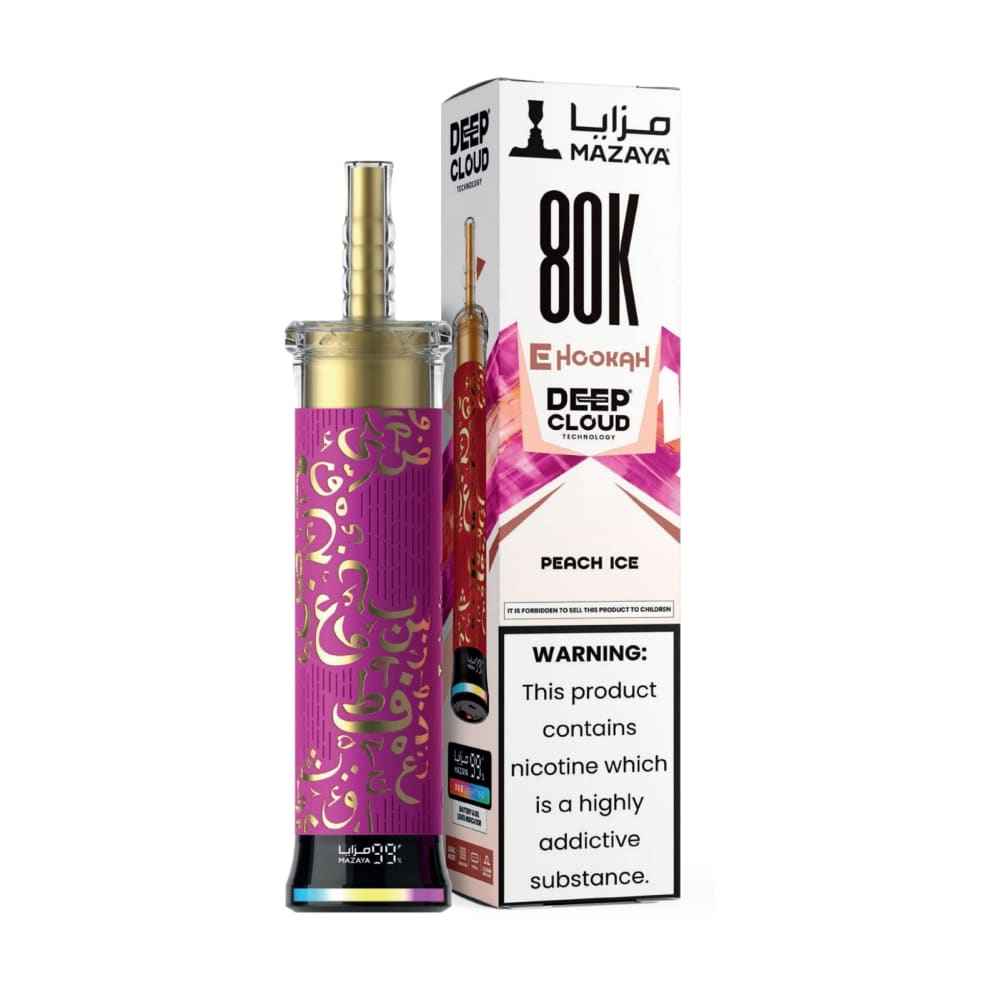 MAZAYA DEEP CLOUD جهاز فيب شيشة مزايا 80000 شفطة 6 نيكوتين