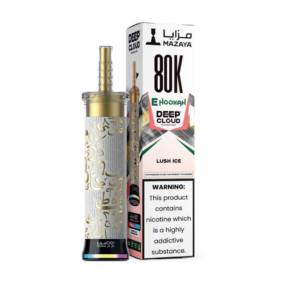 MAZAYA DEEP CLOUD جهاز فيب شيشة مزايا 80000 شفطة 6 نيكوتين