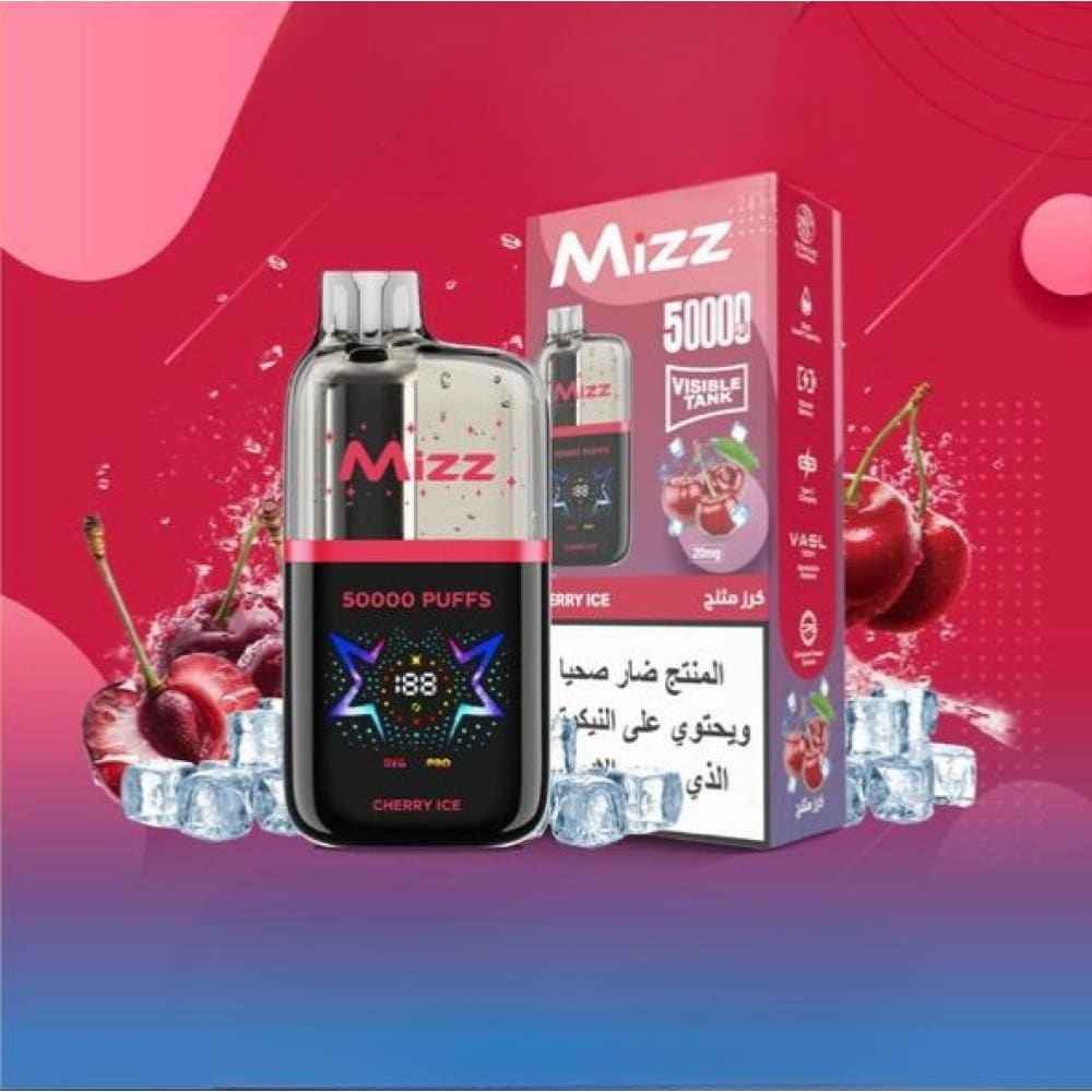 MIZZ M2 سحبة سيجارة ميز ام 2 50000 شفطة 20 نيكوتين عدة