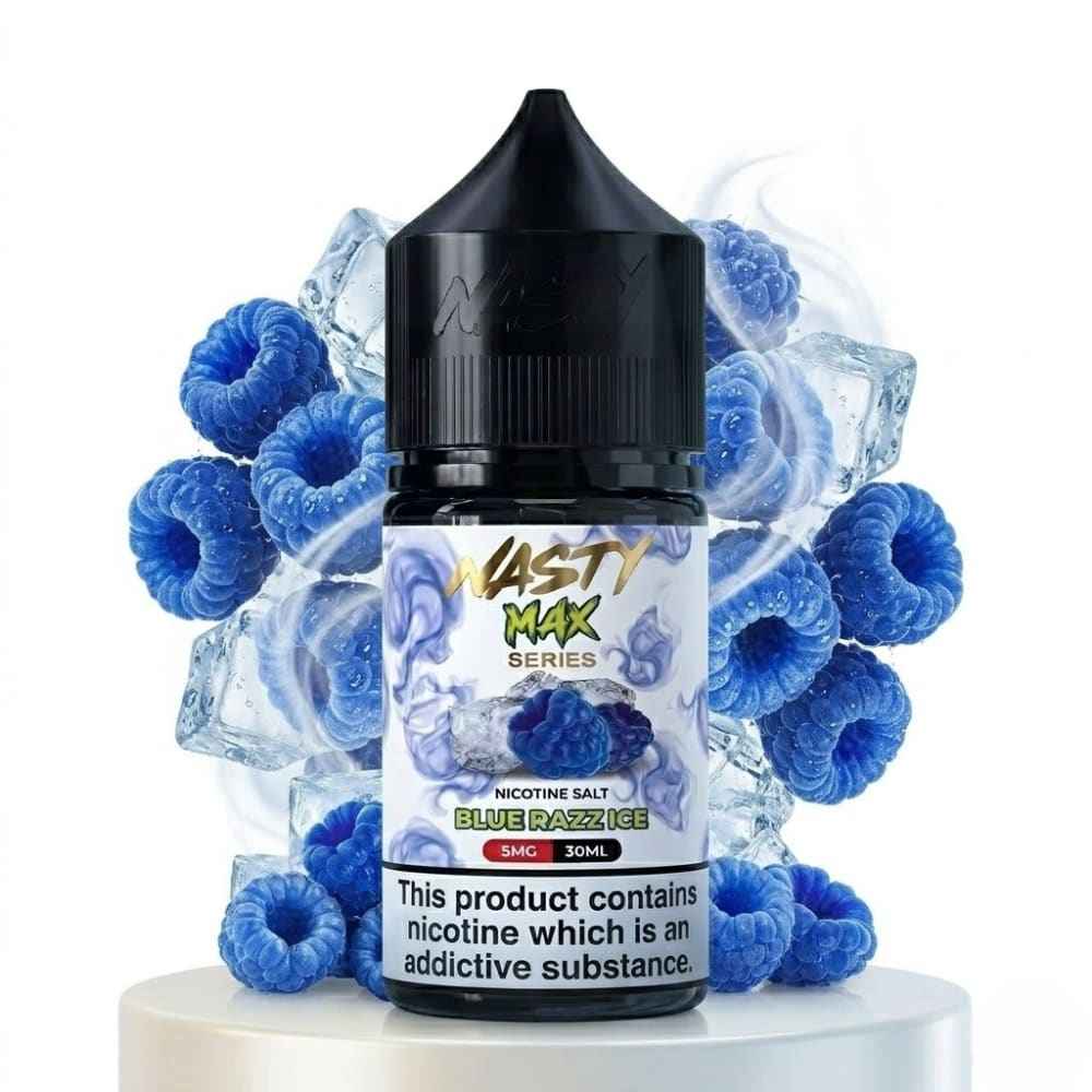 Nasty Max نكهة توت راز بيري ايس سولت من ناستي