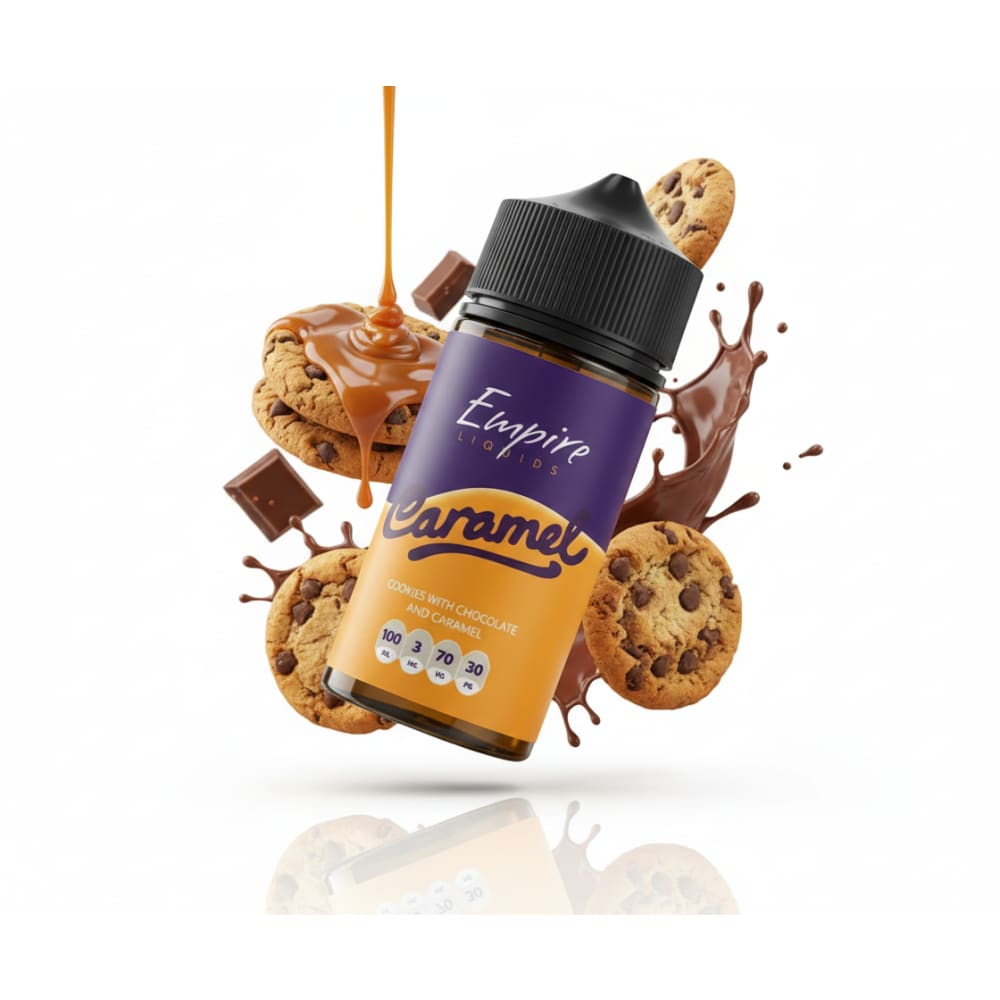 نكهة فيب 100 مل كوكيز شوكولاتة كراميل Empire Liquids