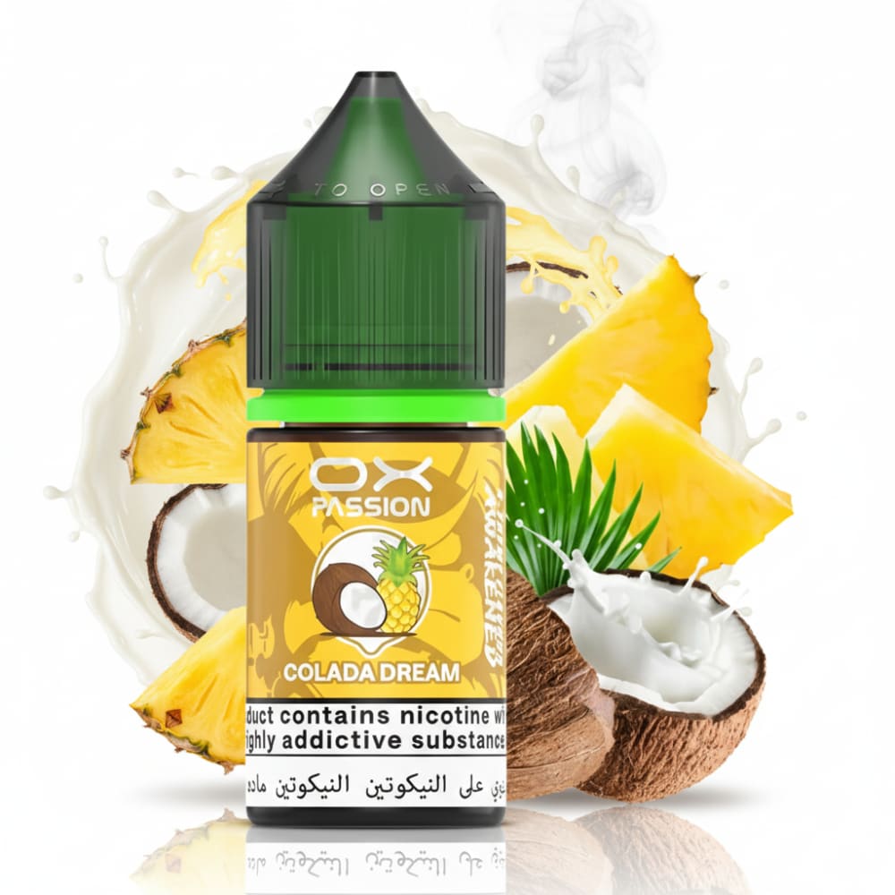 نكهة اناناس جوز الهند سولت نيكوتين من اوكس باشن OX PASSION