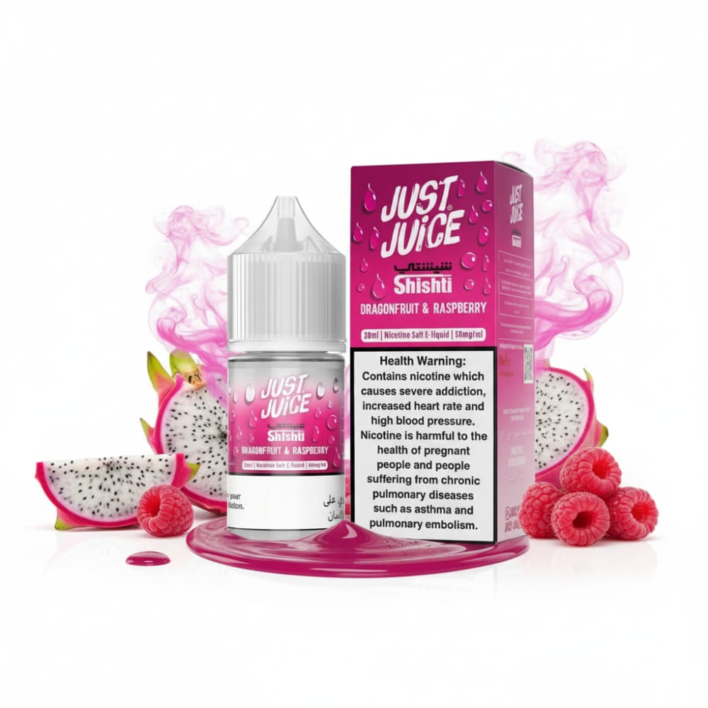 نكهة دراقون فروت رازبيري سولت نيكوتين من شيشتي JUST JUICE