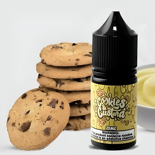 نكهة كوكيز كاسترد سولت نيكوتين من فيبر تريتس - نيكوتين 25