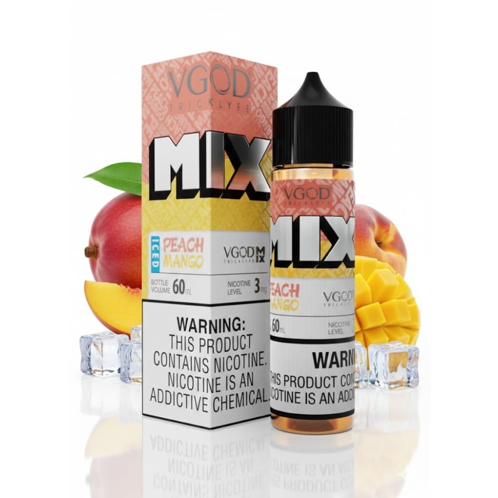 نكهة فيب مانجو خوخ ايس من فيقود VGOD - 3 نيكوتين