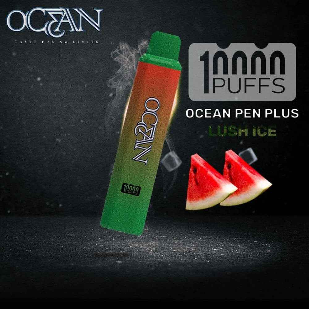 OCEAN سحبة سيجارة اوشن 10000 شفطة 20 نيكوتين عدة نكهات