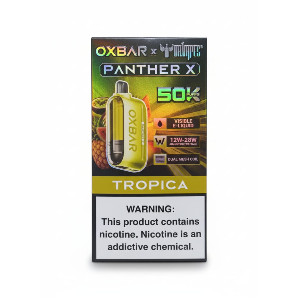 Oxbar Panther X سحبة سيجارة اوكس بار بانثر اكس 50000 شفطة