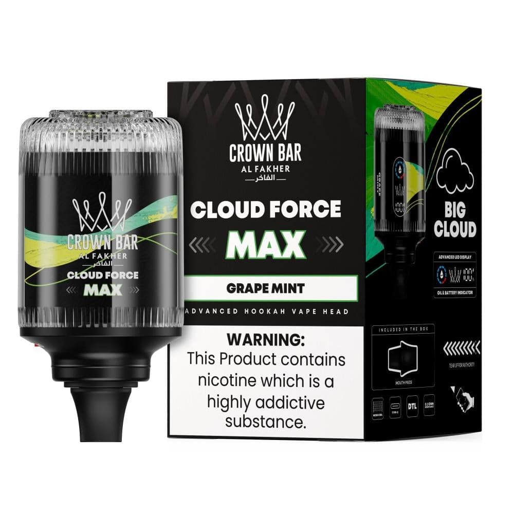 راس فيب شيشة كلاود فورس ماكس 50000 شفطة 5 نيكوتين عدة نكهات