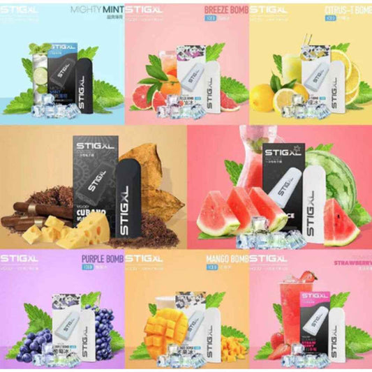 STIG XL VGOD سحبة سيجارة ستيق اكس لارج 700 شفطة 50 نيكوتين