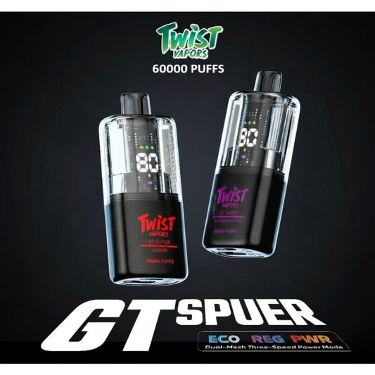 TWIST GT SPUER سحبة سيجارة تويست 60000 شفطة 50 نيكوتين عدة