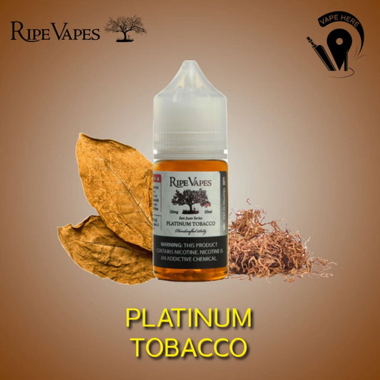 VCT نكهة بلاتينيوم توباكو في سي تي سولت نيكوتين من رايب فيبز