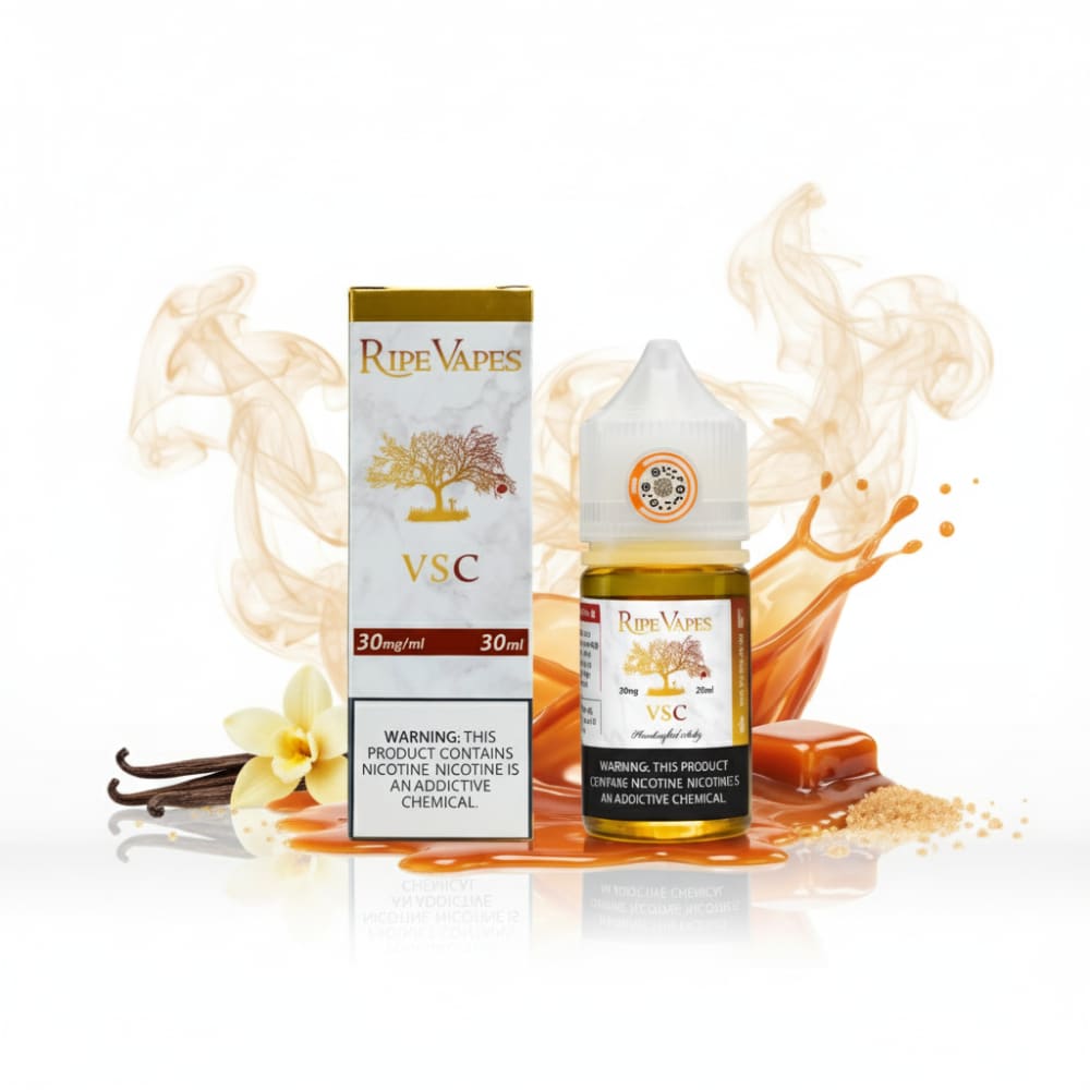 VCT VSC نكهة فانيلا سويت كراميل في سي تي سولت نيكوتين