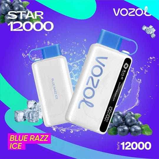 VOZOL سحبة سيجارة فوزول 12000 شفطة عدة نكهات 20 نيكوتين