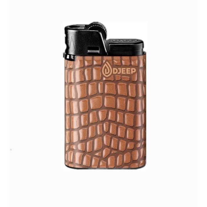 ولاعات ديجيب عدة اشكال DJEEP PARIS - BROWN LEATHER