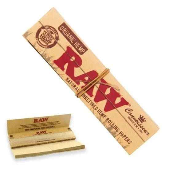 ورق لف راو اورجانيك مع فلاتر Raw Organic Hemp KING SIZE