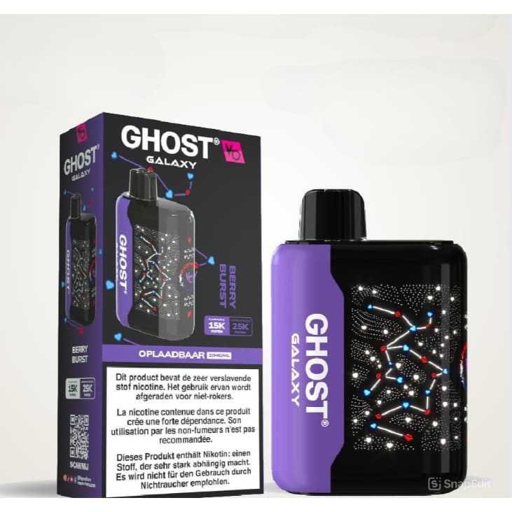 Ghost Galaxy سحبة سيجارة قوست جالكسي 25000 شفطة 50 نيكوتين