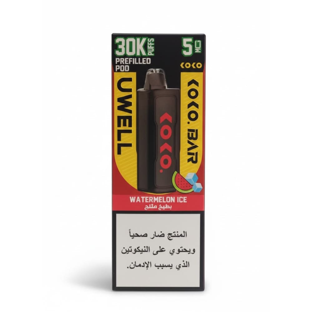 حبة واحدة استخدام بود يو ويل كوكو بار 30000 شفطة 50 نيكوتين