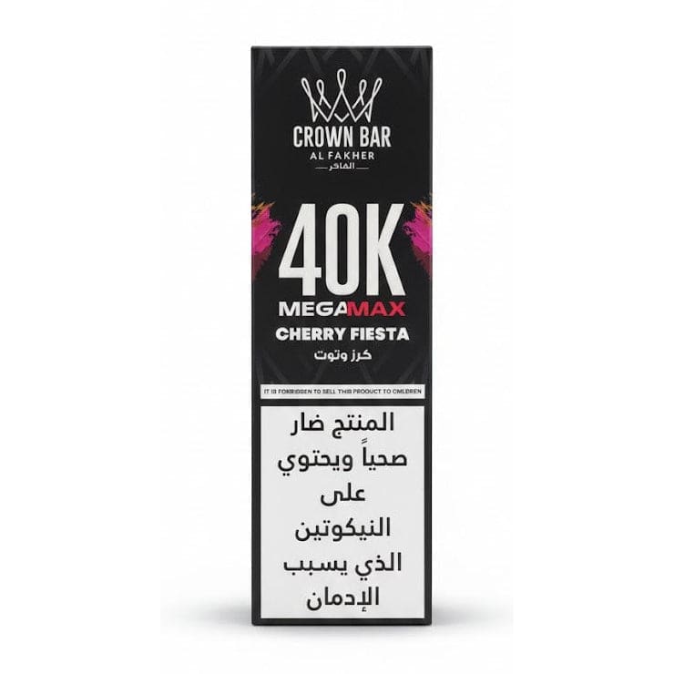 جهاز فيب شيشة الفاخر ميقا ماكس 40000 شفطة 6 نيكوتين عدة