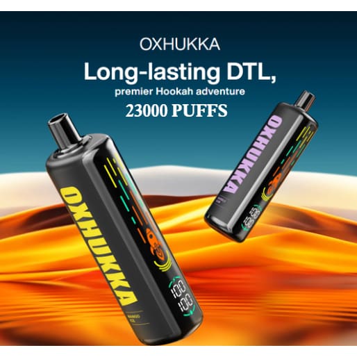 جهاز فيب شيشة اوكسبار اوكس هوكا 23000 شفطة 5 نيكوتين عدة