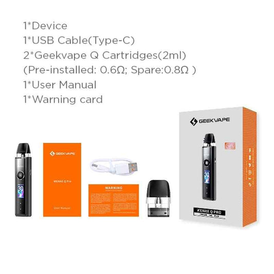 جهاز سحبة و شيشة ويناكس كيو برو من WENAX GEEK VAPE Q Pro
