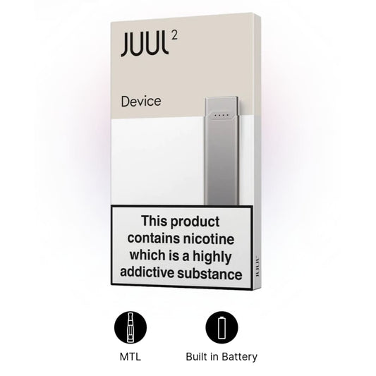 JUUL 2 جهاز سحبة سيجارة جول الاصدار الثاني - سلفر