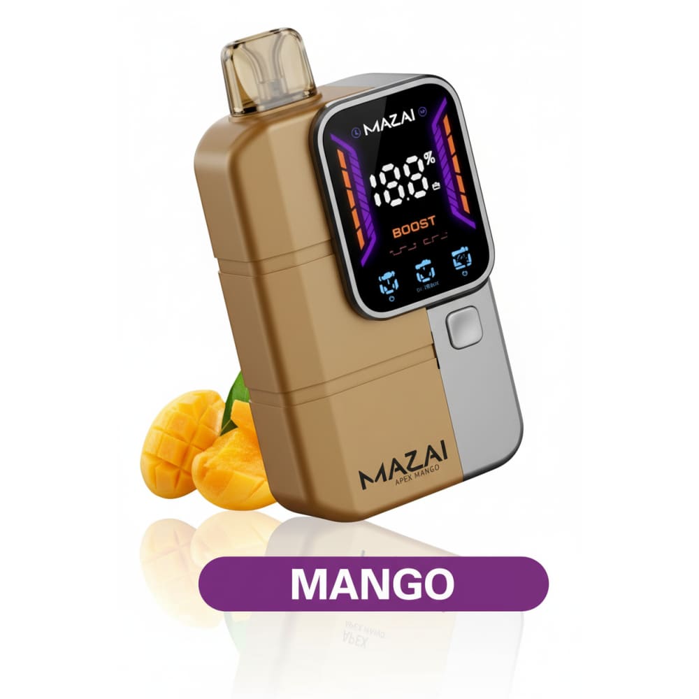 MAZAJ APEX سحبة سيجارة مزاج ابيكس 18000 شفطة 50 نيكوتين عدة