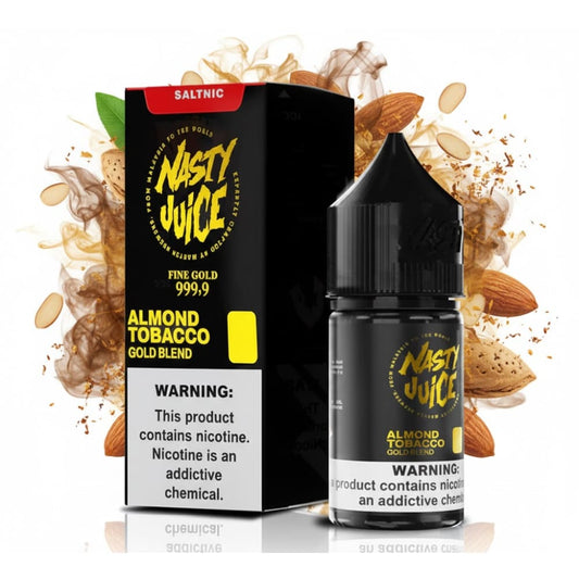 NASTY GOLD نكهة توباكو اللوز قولد سولت من ناستي