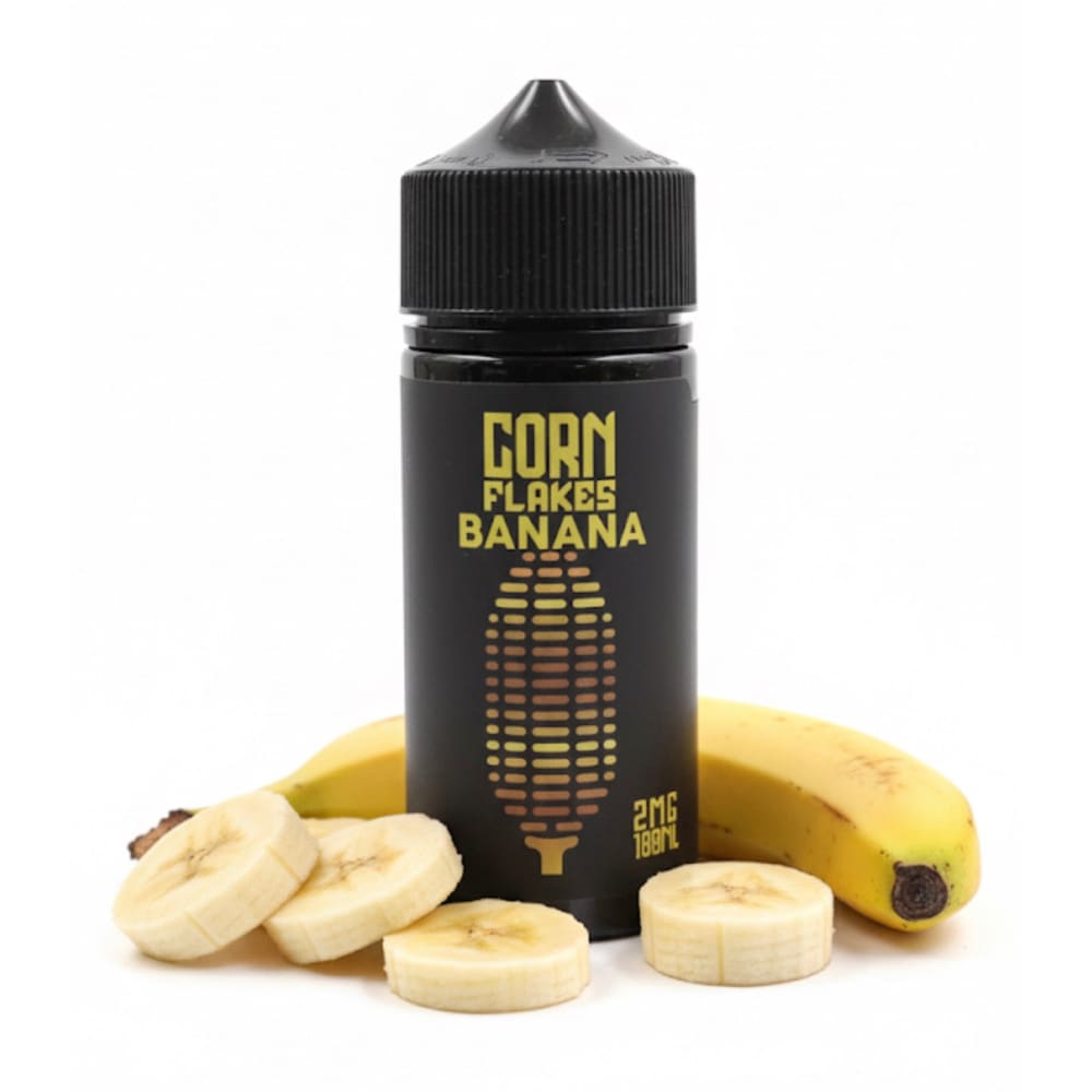 نكهة فيب 100 مل كورن فليكس موز من ايكون ICON VAPER