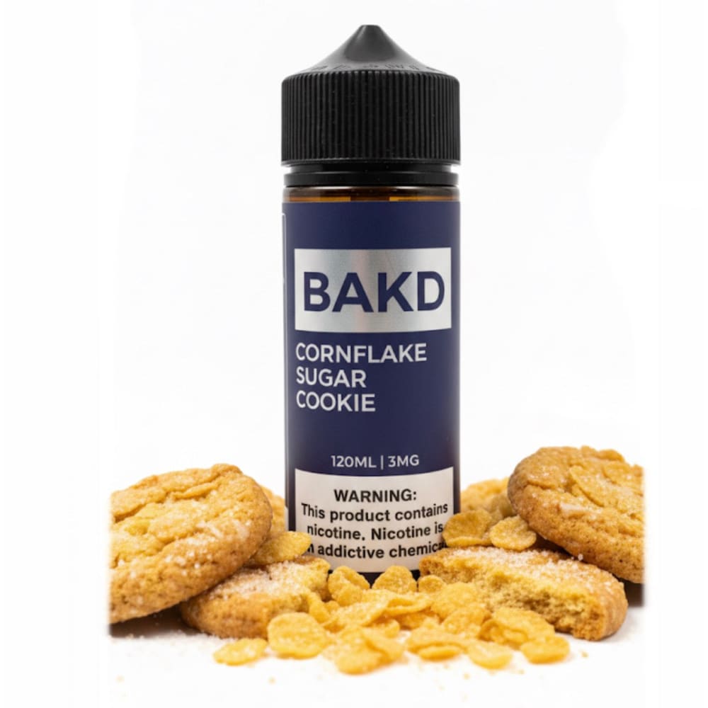 نكهة فيب 120 مل بيكيد كورن فليكس و كوكيز السكر من بيكد BAKD
