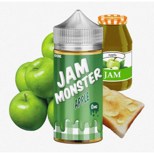 نكهة فيب جام مونستر مربى تفاح 100 مل JAM MONSTER - نيكوتين 3