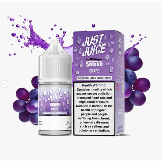 نكهة عنب سولت نيكوتين من شيشتي JUST JUICE SHISHTI - نيكوتين