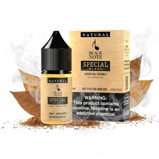 نكهة سبيشل توباكو بليند سولت نيكوتين من بلاك نوت Black Note