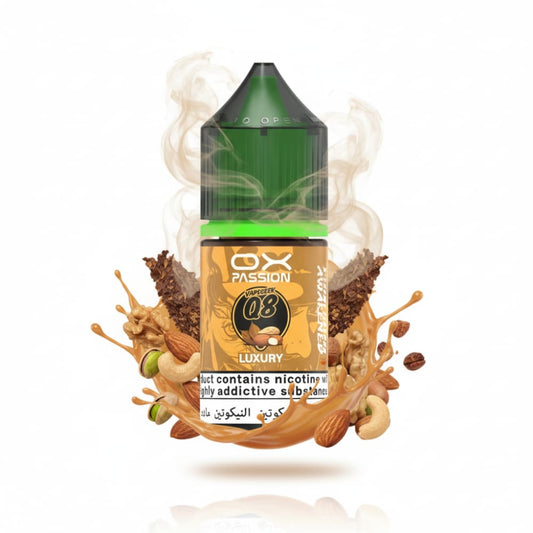 نكهة توباكو مكسرات سولت نيكوتين من اوكس باشن OX PASSION