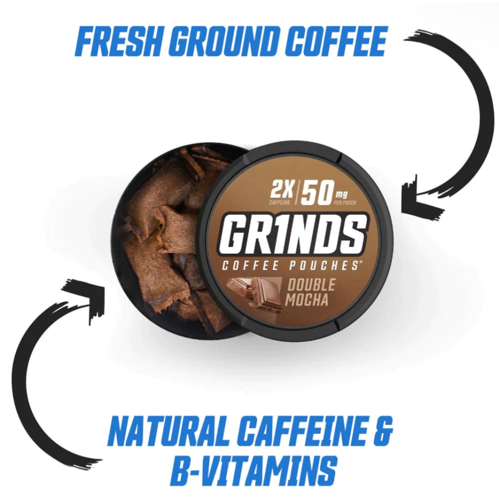 قرايندز اكياس قهوة بدون نيكوتين فقط تحتوي على كافيين GR1NDS