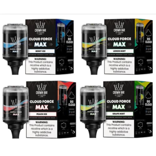 راس فيب شيشة كلاود فورس ماكس 50000 شفطة 5 نيكوتين عدة نكهات
