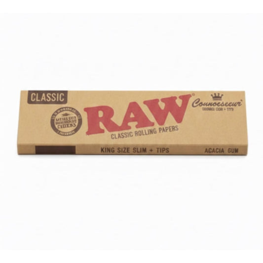 RAW King Size ورق راو كلاسك مع فلتر فيب سموك