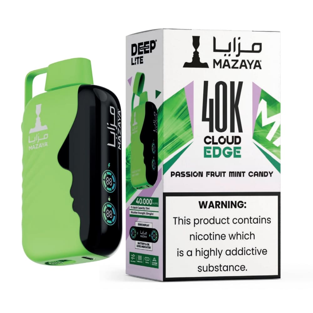 MAZAYA جهاز سحبة مزايا 40000 شفطة 50 نيكوتين عدة نكهات